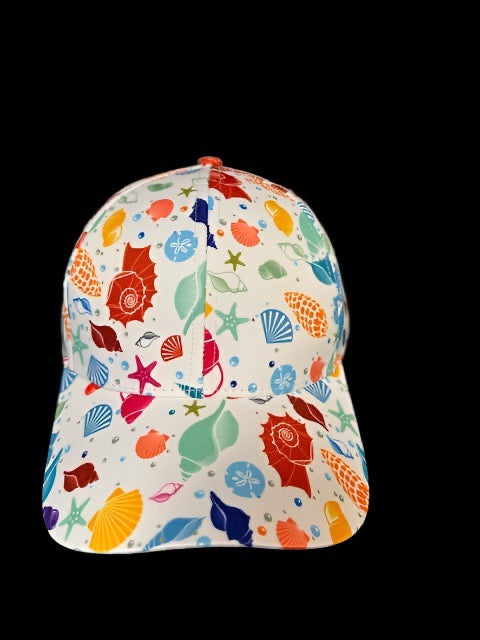 Baseball Cap - Seashell Print