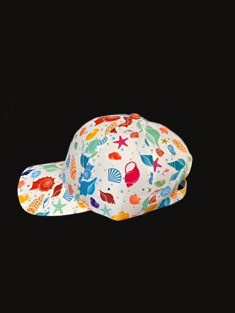 Baseball Cap - Seashell Print